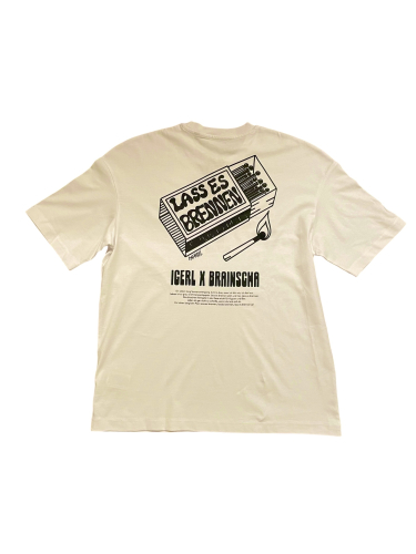 IGERL x BRAINSCHA T-Shirt white/natural